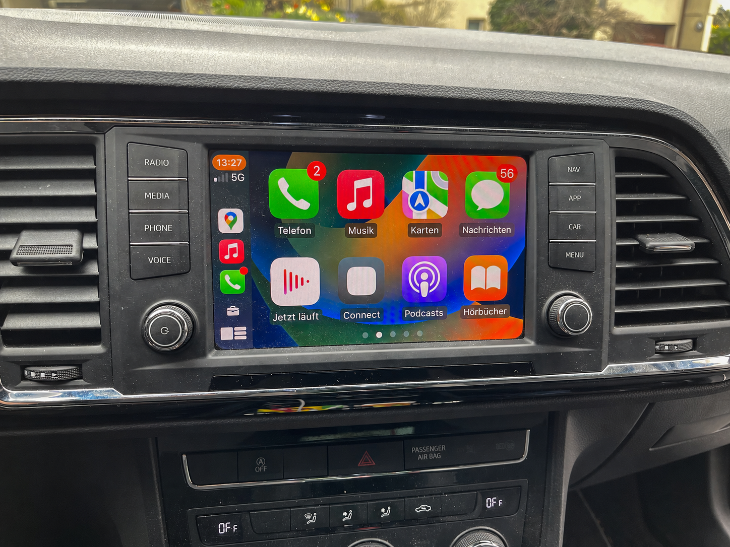 Infotainment-Beispielfoto für SEAT