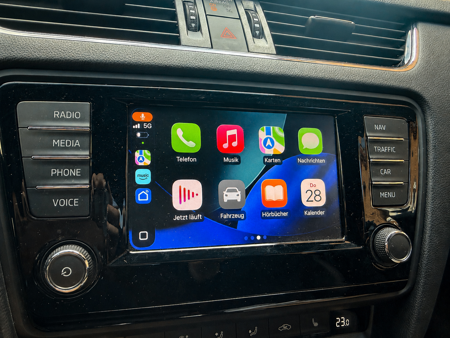 Infotainment-Beispielfoto für Škoda
